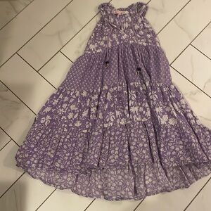 Ro's Garden Purple Short Sofia Dress